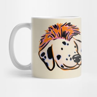 Dalmatian Dog Mohawk Mug